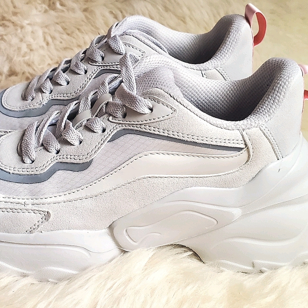 ZARA LUG SOLE SNEAKERS women's 8